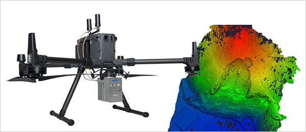 UAVレーザー測量
