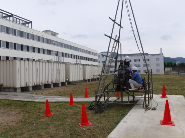 長野刑務所地盤調査