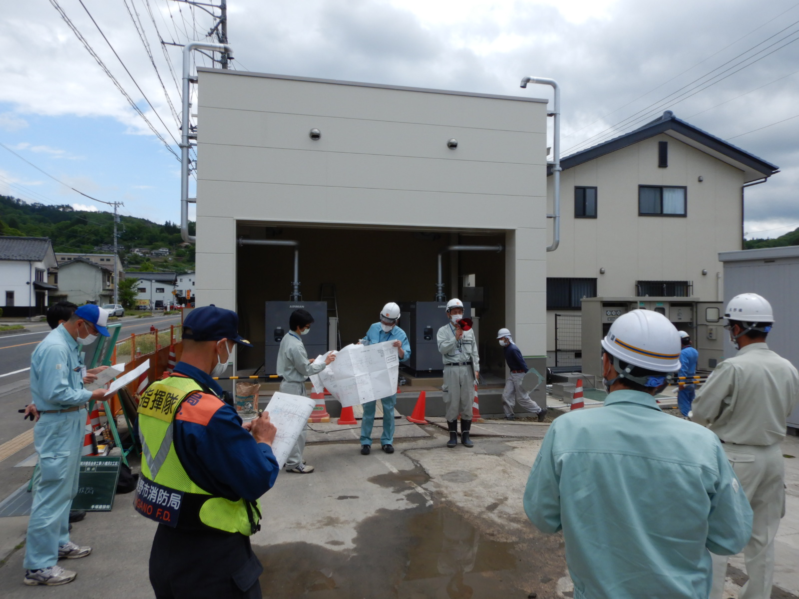 長野市信州新町　八幡沢排水機場詳細設計